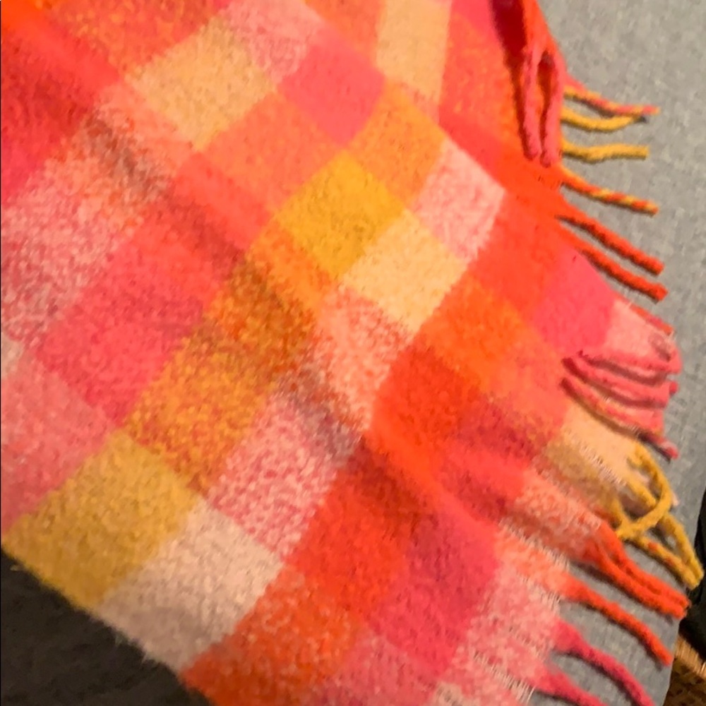 Extra long fluffy scarf
